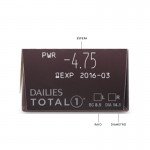 Lentes de Contacto Dailies Total 1 30 UN