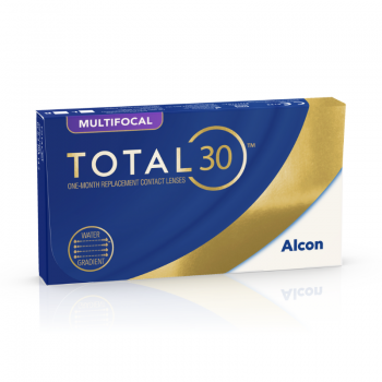Lentes de contacto total 30 Multifocal 3 UN