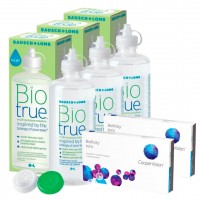 Pack 3x Biotrue + 2x Biofinity Toric 6 lentes