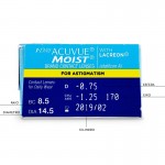 Lentes de Contacto 1 Day Acuvue Moist for Astigmatism 30 UN
