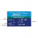 Lentes de Contacto 1 Day Acuvue Moist Multifocal 30 UN.