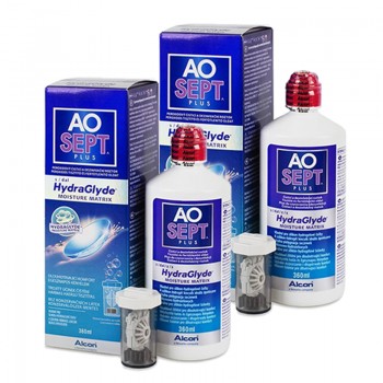 Pack 2 x Aosept Plus 360 ml