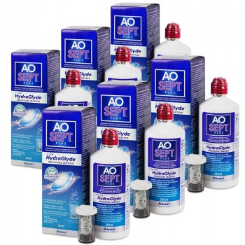Pack 6 x Aosept Plus 360 ml